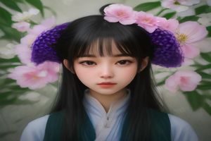 花园草坪与花卉植物完美搭配的户外空间