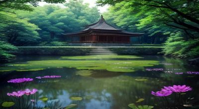 北京四合院庭院草坪造景案例，传统与现代结合的花园设计