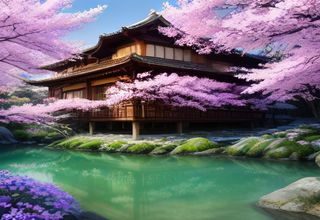 春季庭院草坪复苏，嫩绿新芽生长旺盛的花园景观